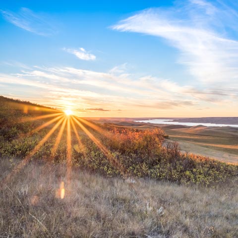 Sunset in Saskatchewan