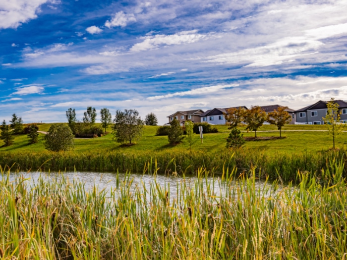 Crestview community feature water pond