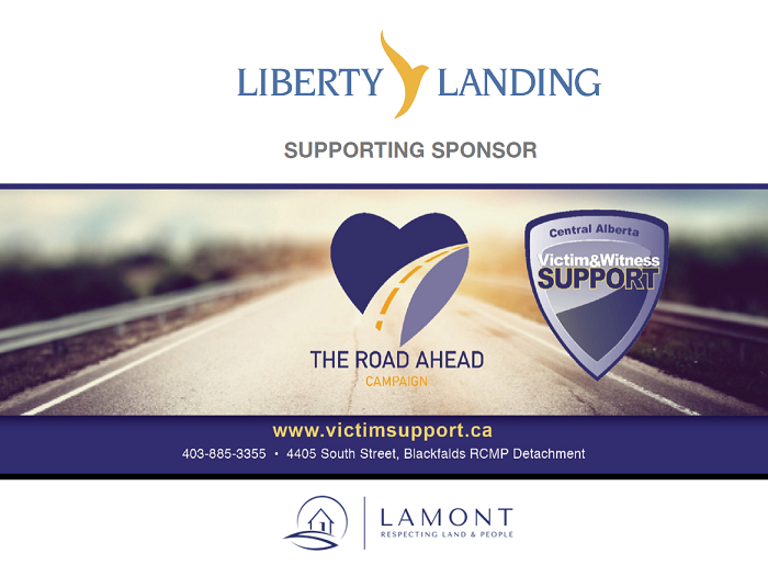 The Central Alberta Victim & Witness Support Services “The Road Ahead” Campaign