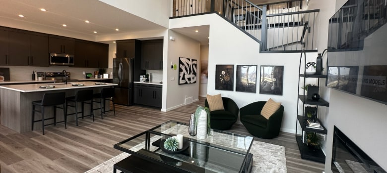 showhome in Key Ranch, Airdrie main floor image